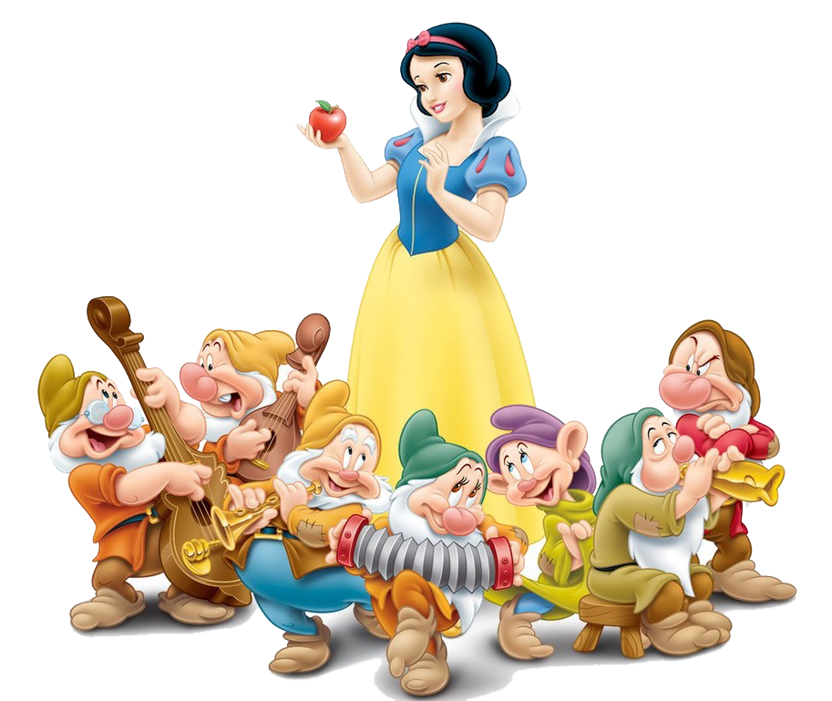 Snow White And The Seven Dwarfs Transparent PNG Image