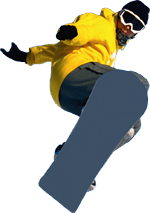 Man Jumps On Snowboard Transparent PNG Image