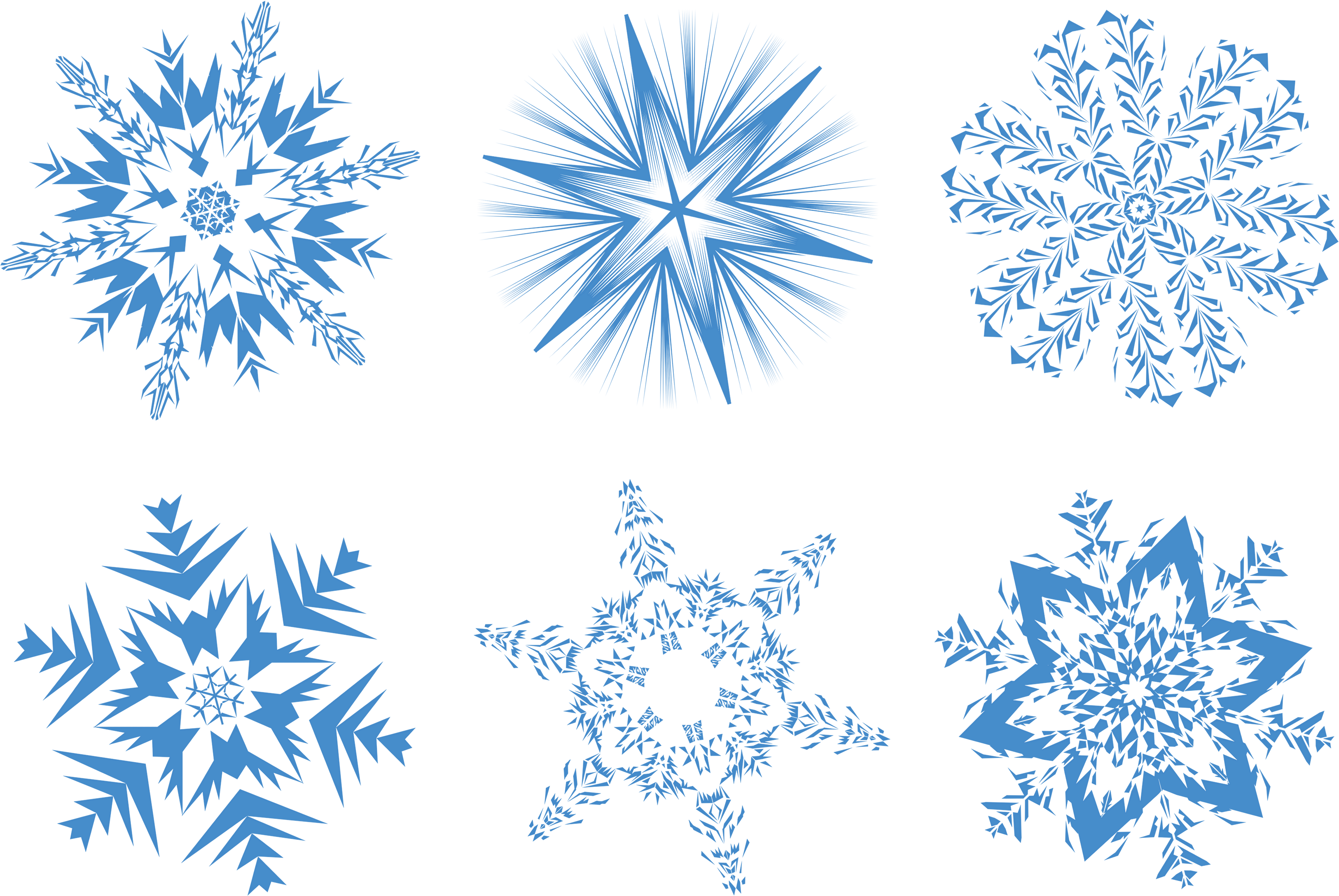 Snowflakes Transparent PNG Image