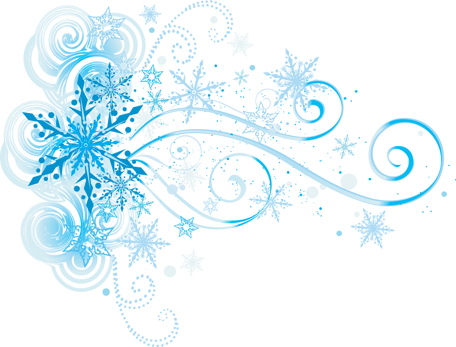 Frozen Snowflake Background Transparent PNG Image