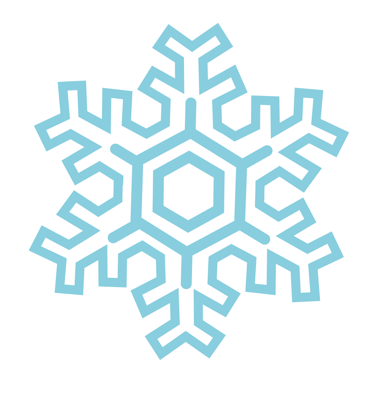 Snowflake Transparent PNG Image