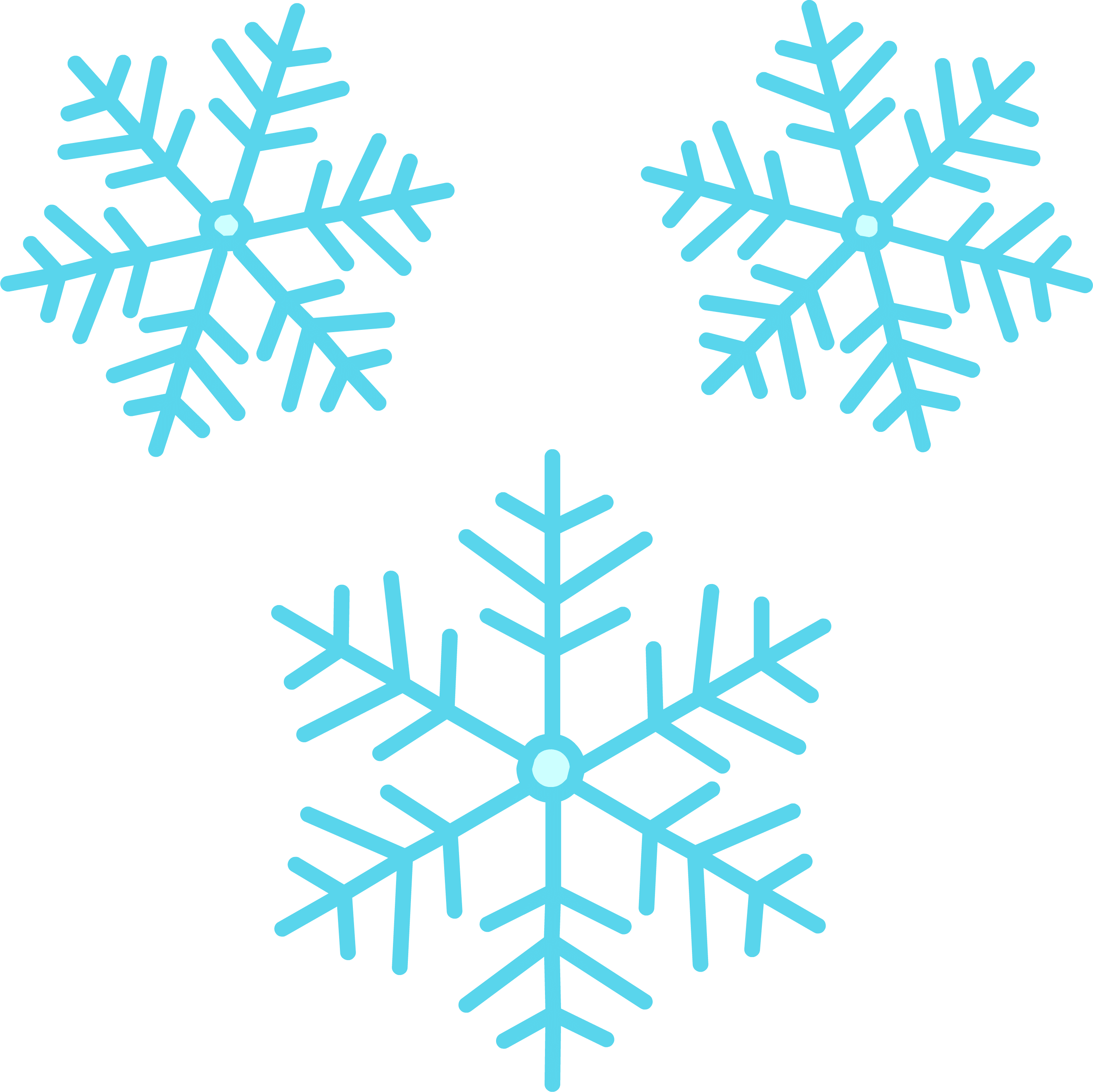 Snowflake Transparent PNG Image