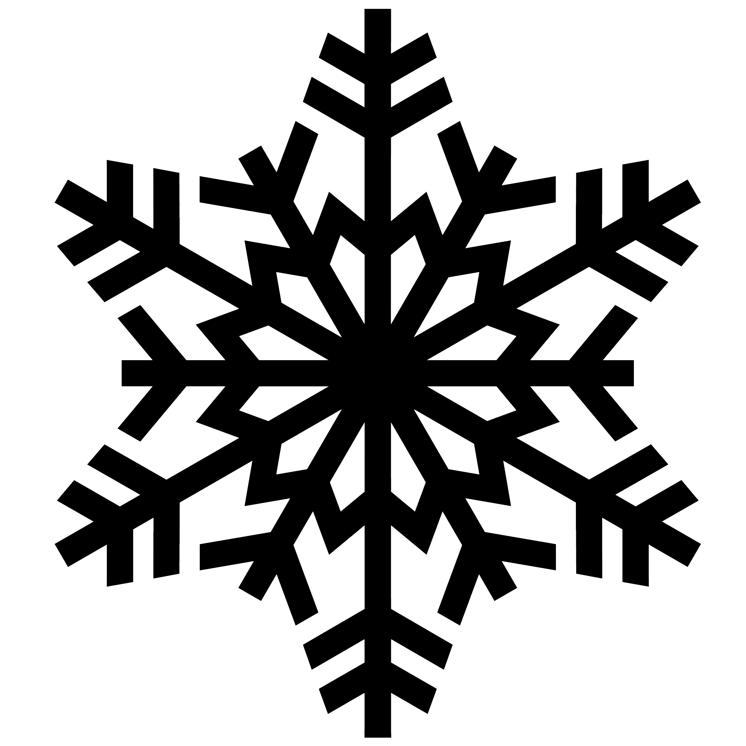Snowflake Transparent PNG Image