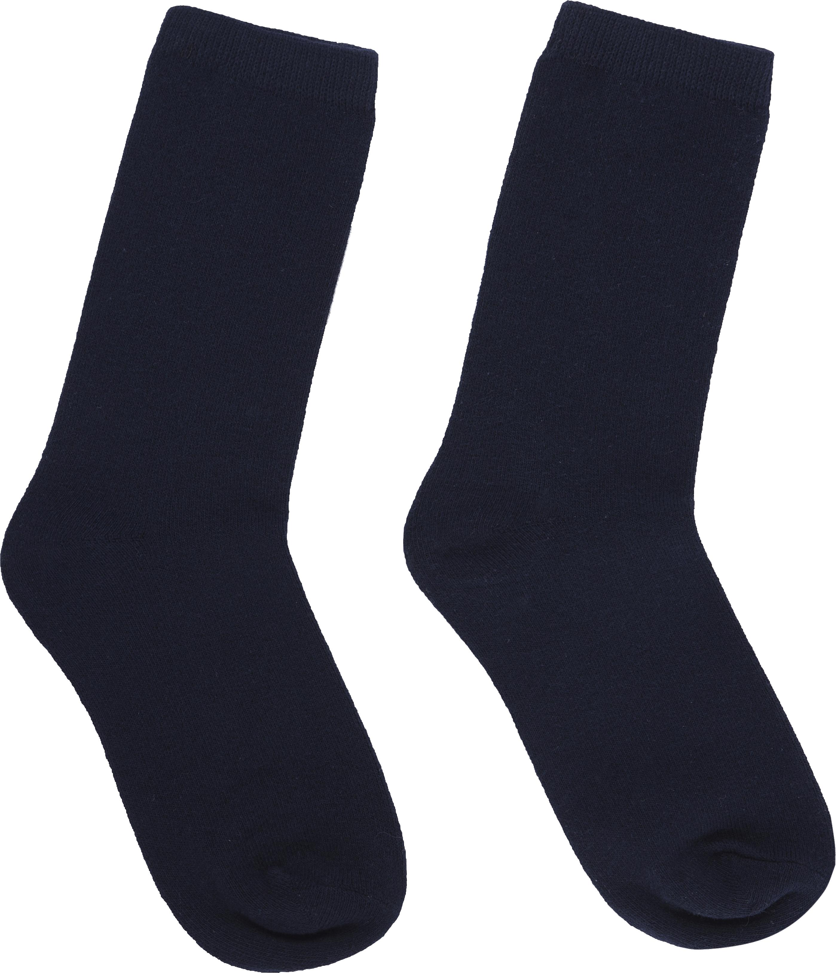 Black Socks Transparent PNG Image