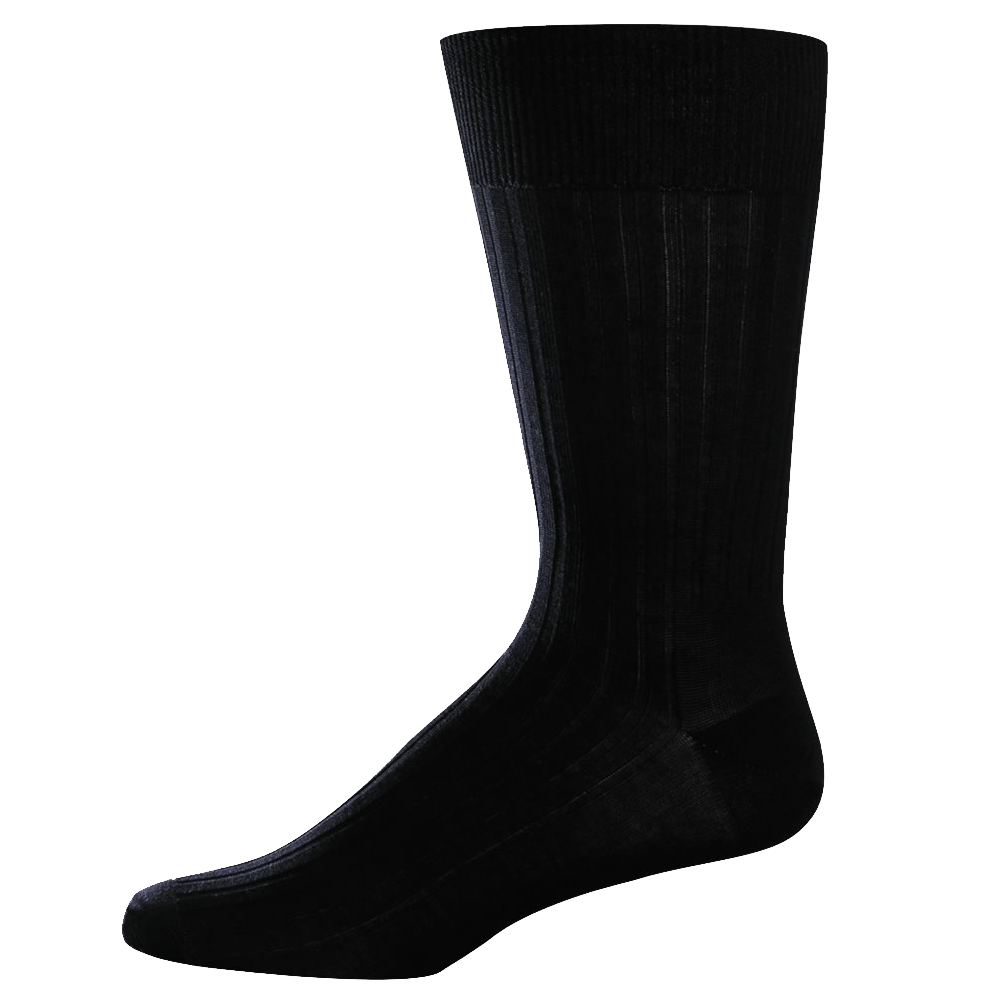 Black Socks Transparent PNG Image