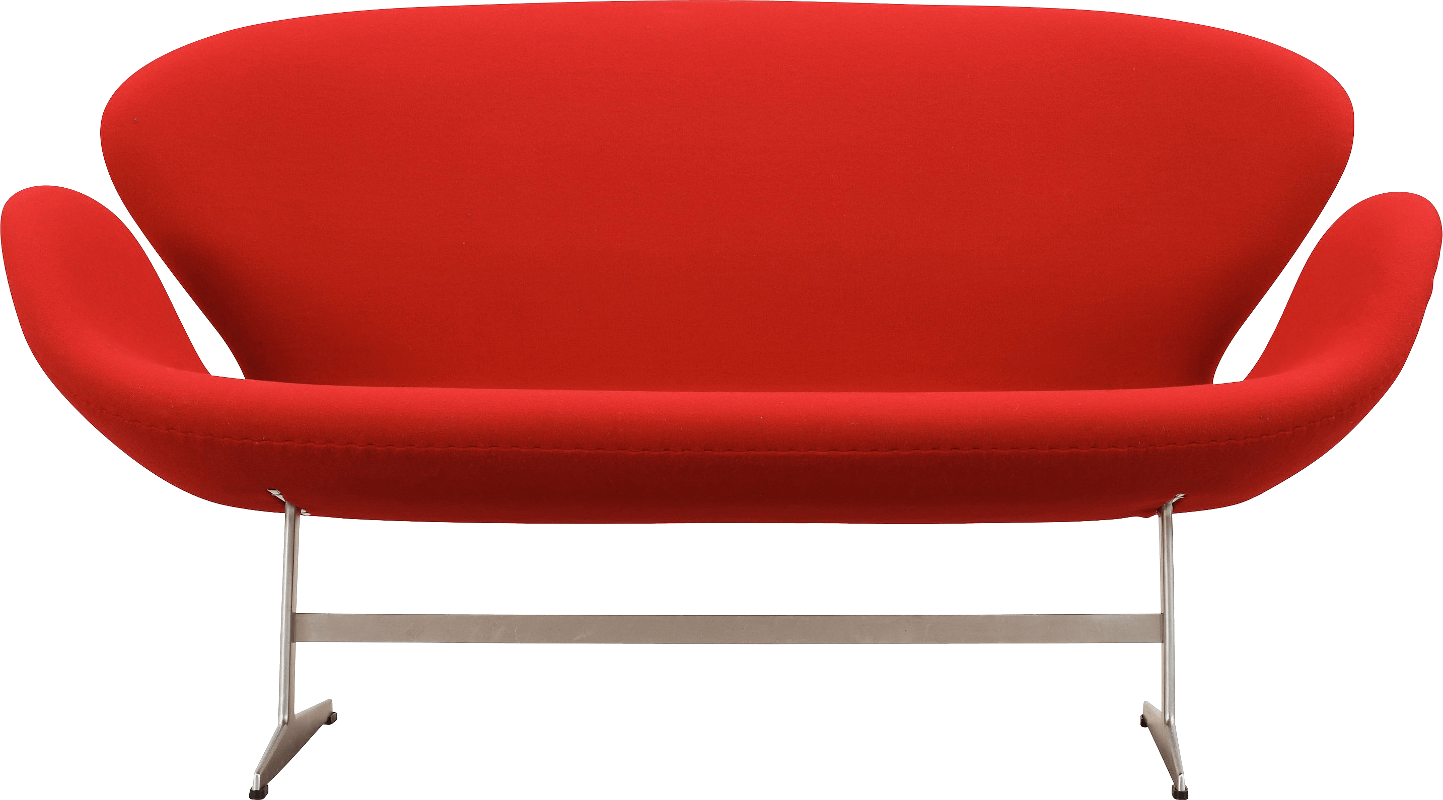 Red Sofa Transparent PNG Image