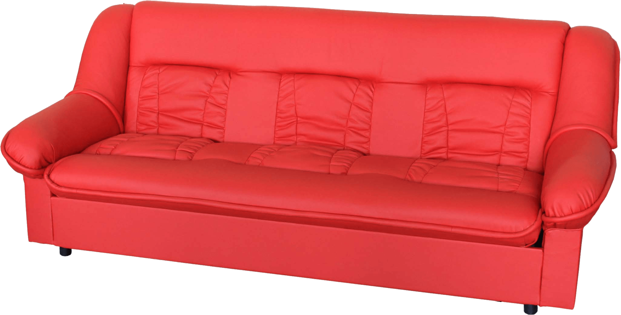Red Sofa Transparent PNG Image