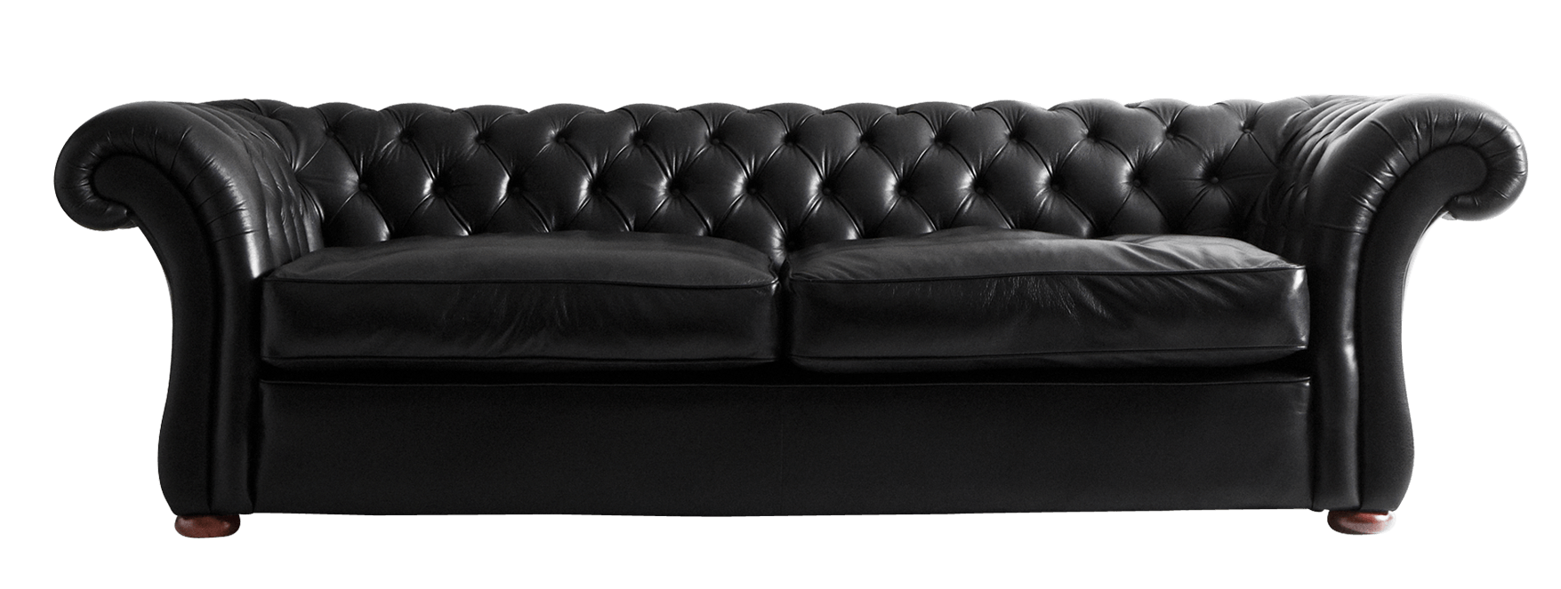 Black Sofa Transparent PNG Image