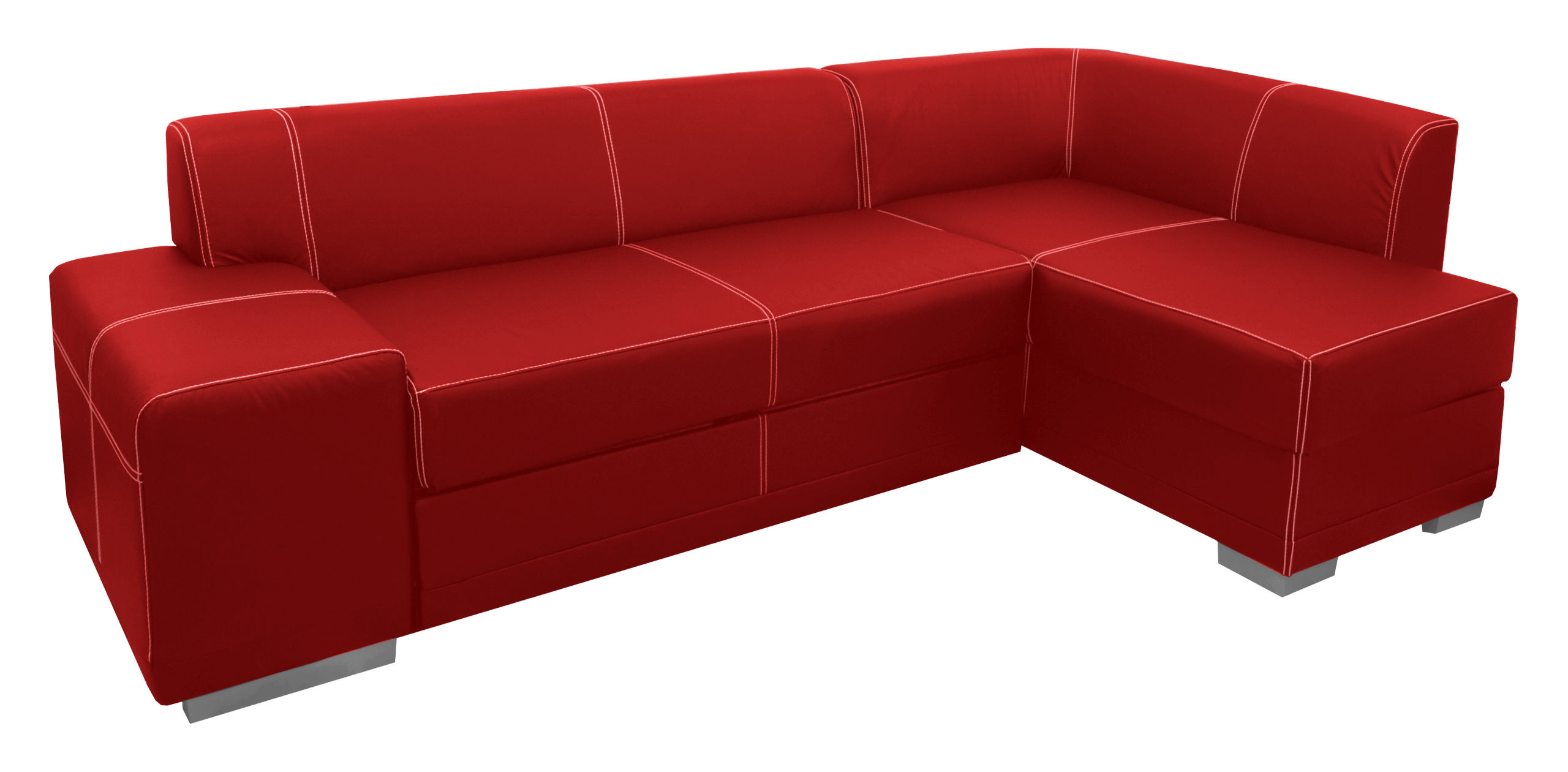 Red Sofa Transparent PNG Image