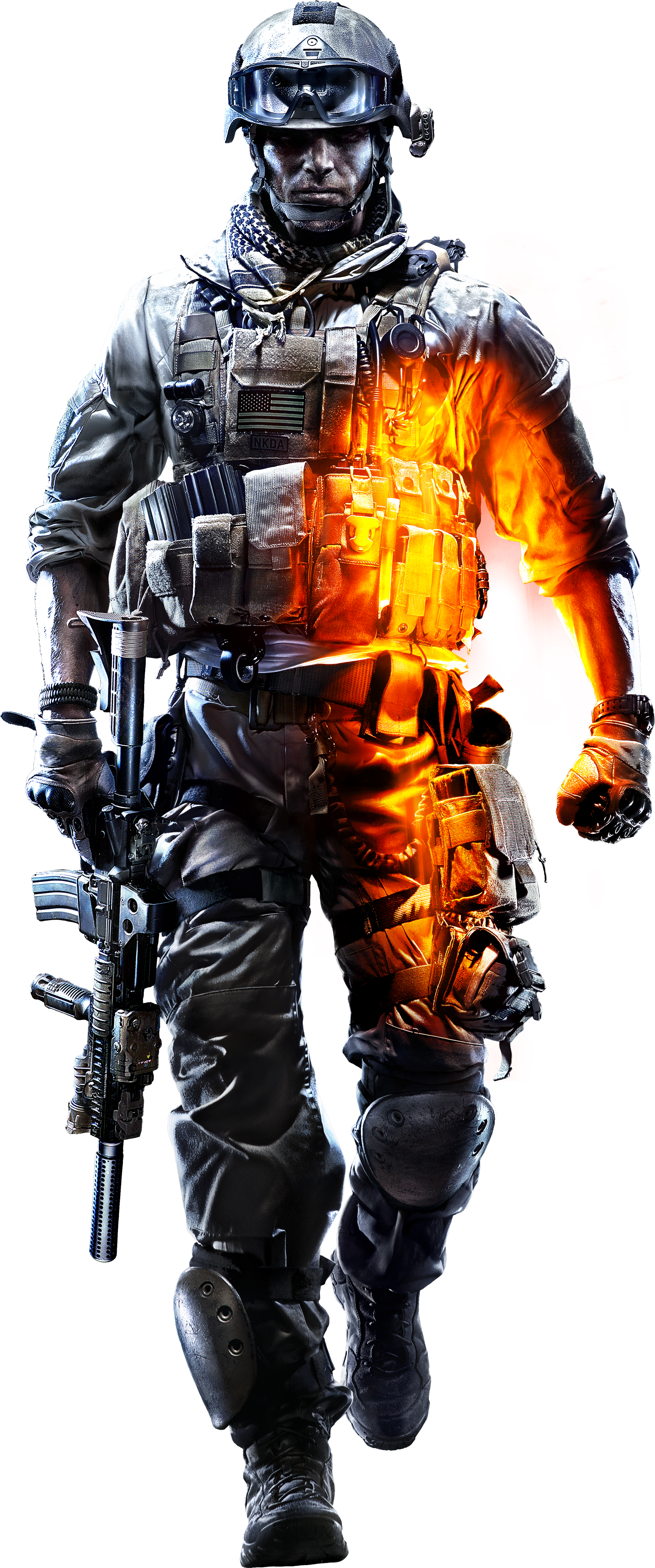 Battlefield Bad Soldier Company Outerwear Transparent PNG Image