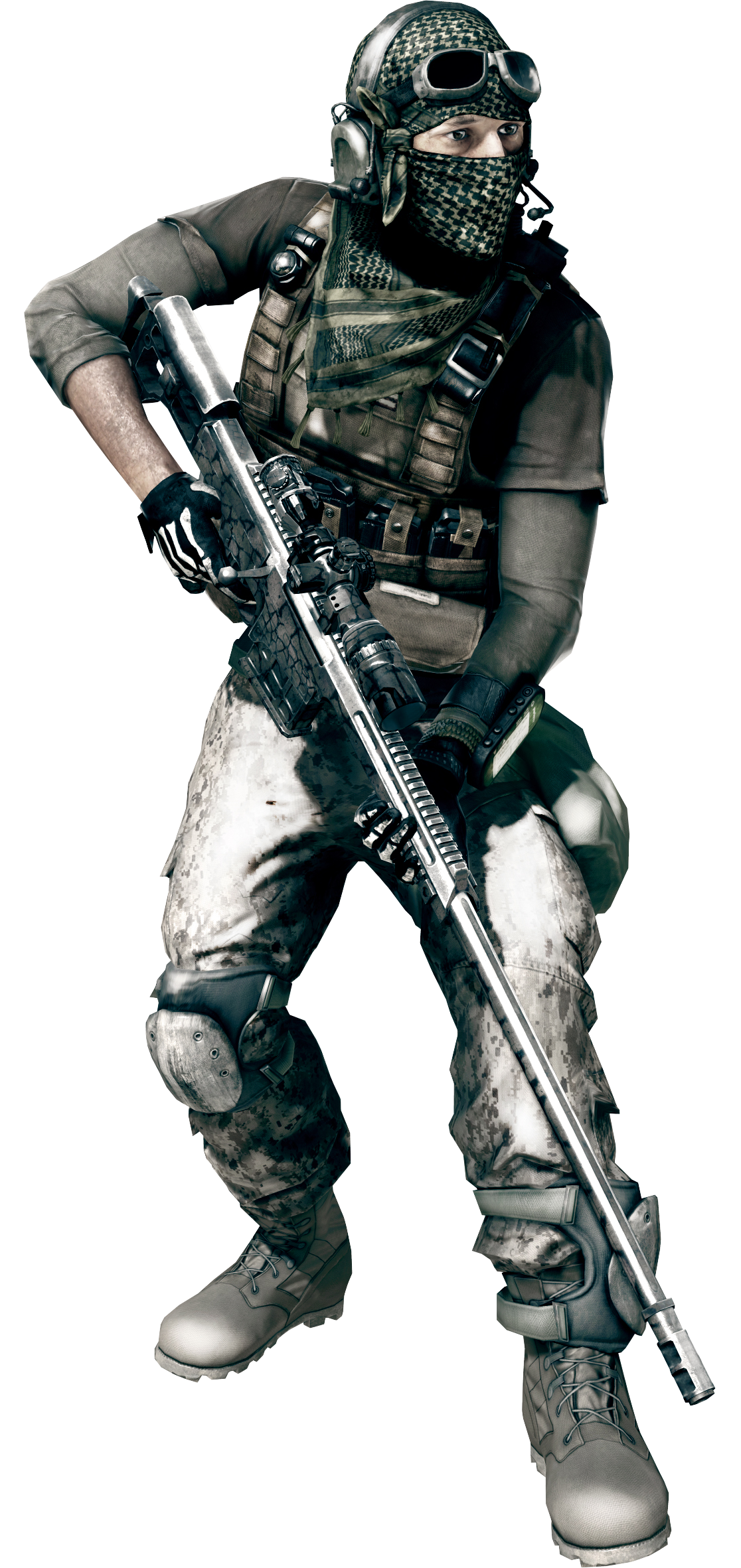 Battlefield Bad Weapon Company Soldier Transparent PNG Image