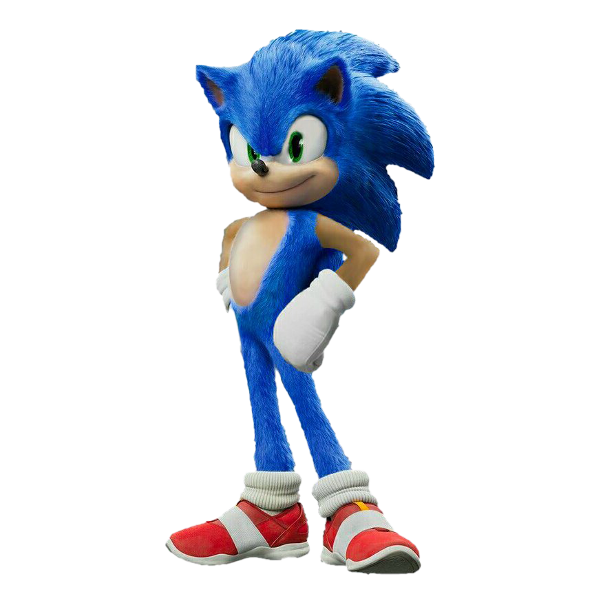 Sonic The Movie Hedgehog Transparent PNG Image