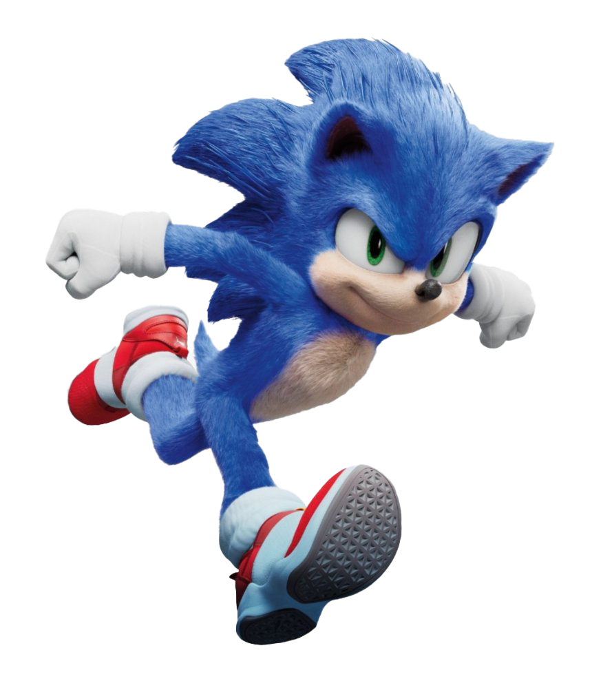 Sonic The Movie Hedgehog Transparent PNG Image