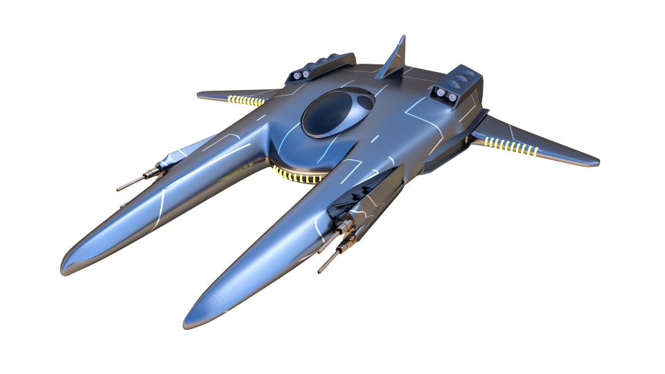 Spaceship Transparent PNG Image