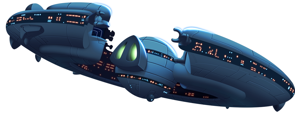 Spaceship Transparent PNG Image