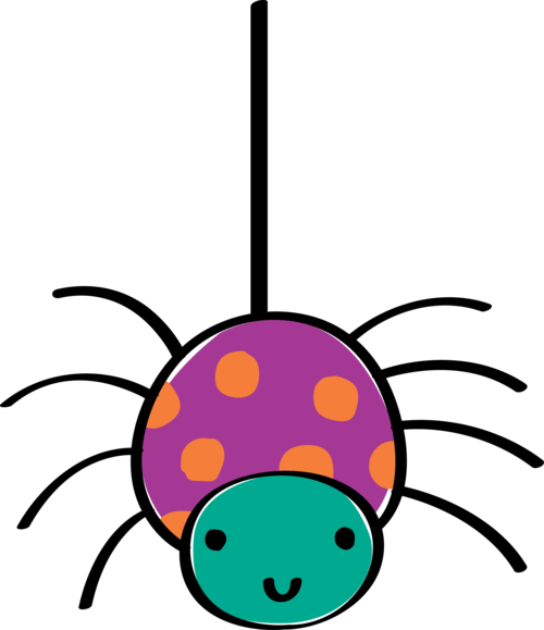 Cute Spider Transparent PNG Image