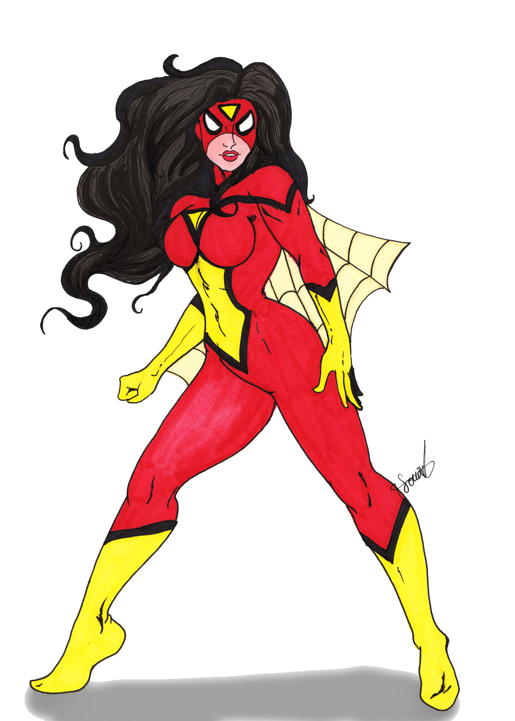Spider Woman Transparent PNG Image