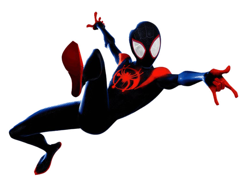 The Spider-Man Into Spider-Verse Transparent PNG Image