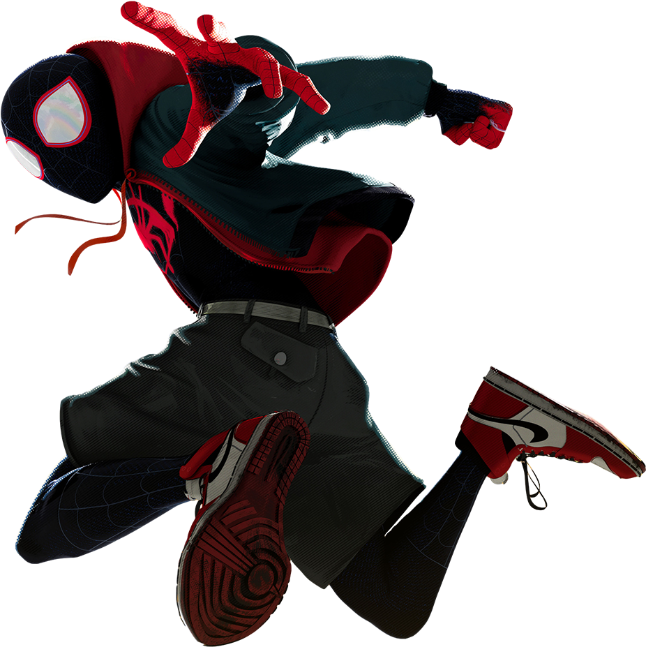The Spider-Man Into Spider-Verse Transparent PNG Image