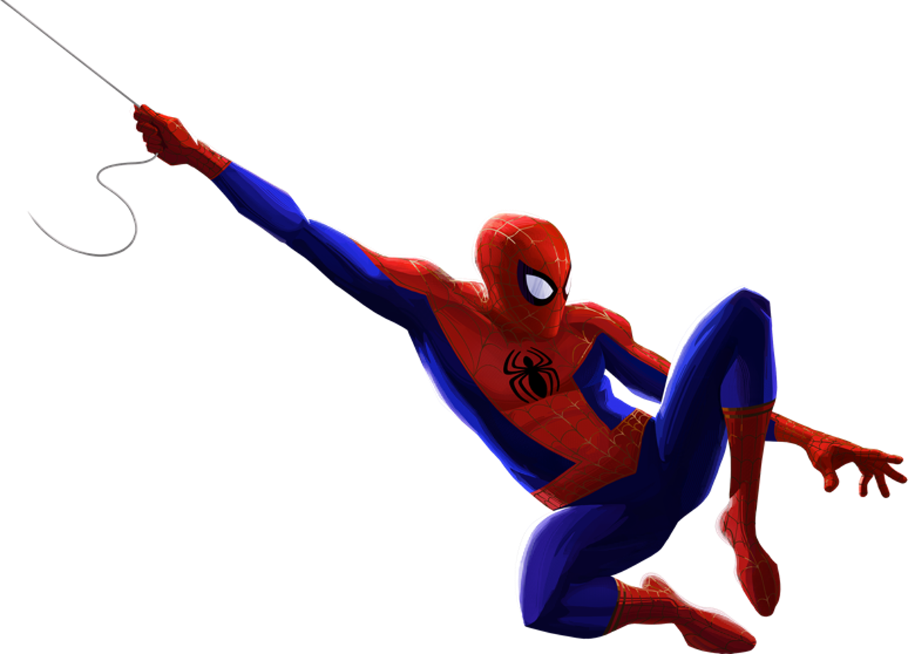 The Spider-Man Into Spider-Verse Transparent PNG Image