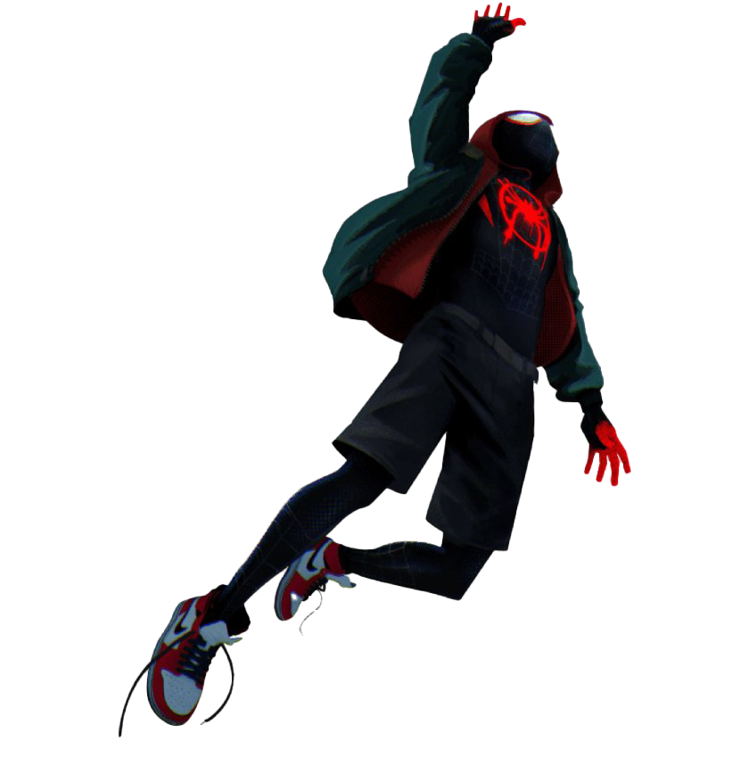 The Spider-Man Into Spider-Verse Transparent PNG Image