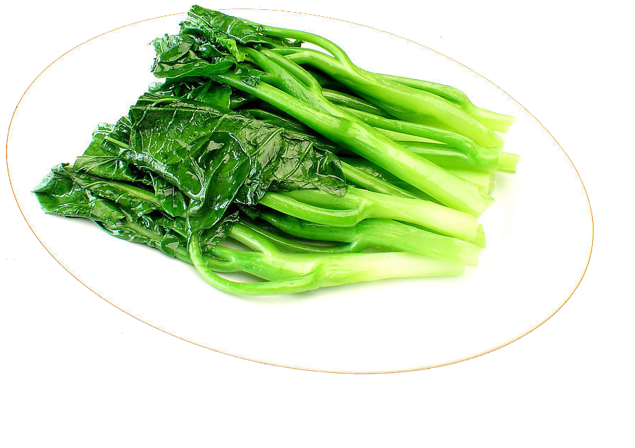 Organic Chinese Spinach Transparent PNG Image