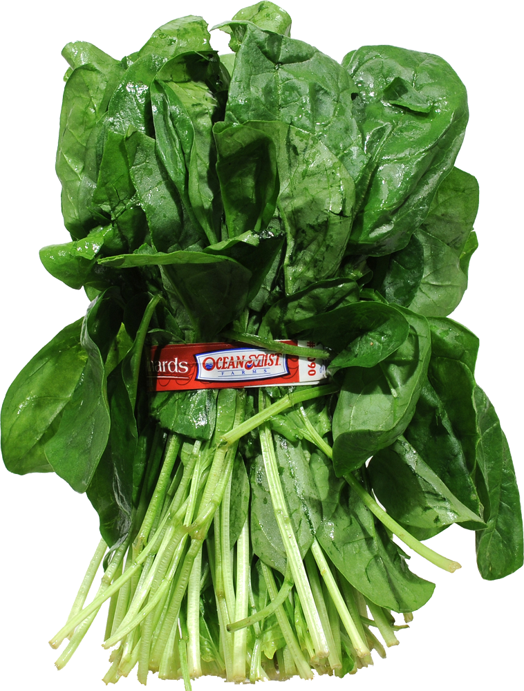 Organic Chinese Spinach Transparent PNG Image