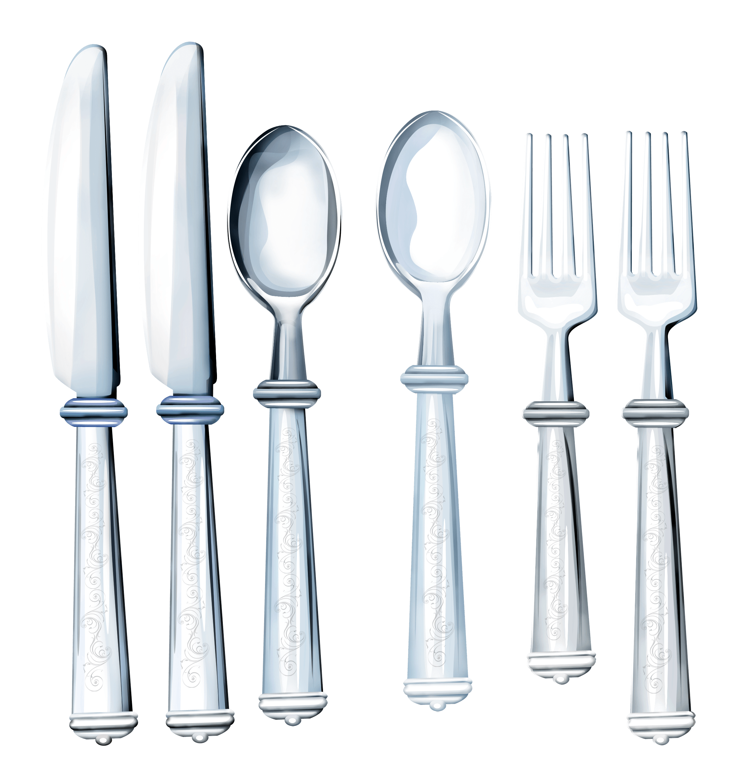 Spoons Forks Knives Transparent PNG Image