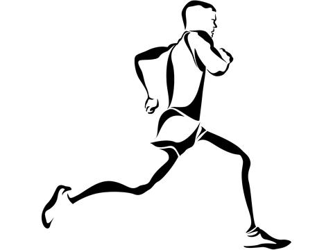 Running Background Transparent PNG Image