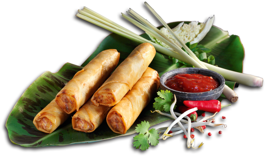 Spring Rolls Transparent PNG Image