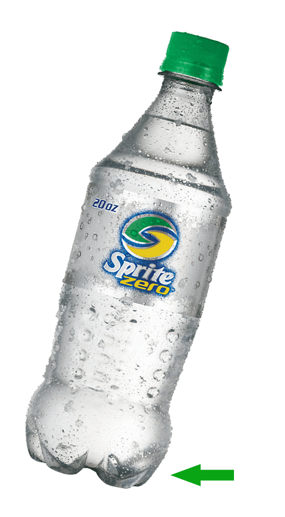Sprite Zero Bottle Transparent PNG Image