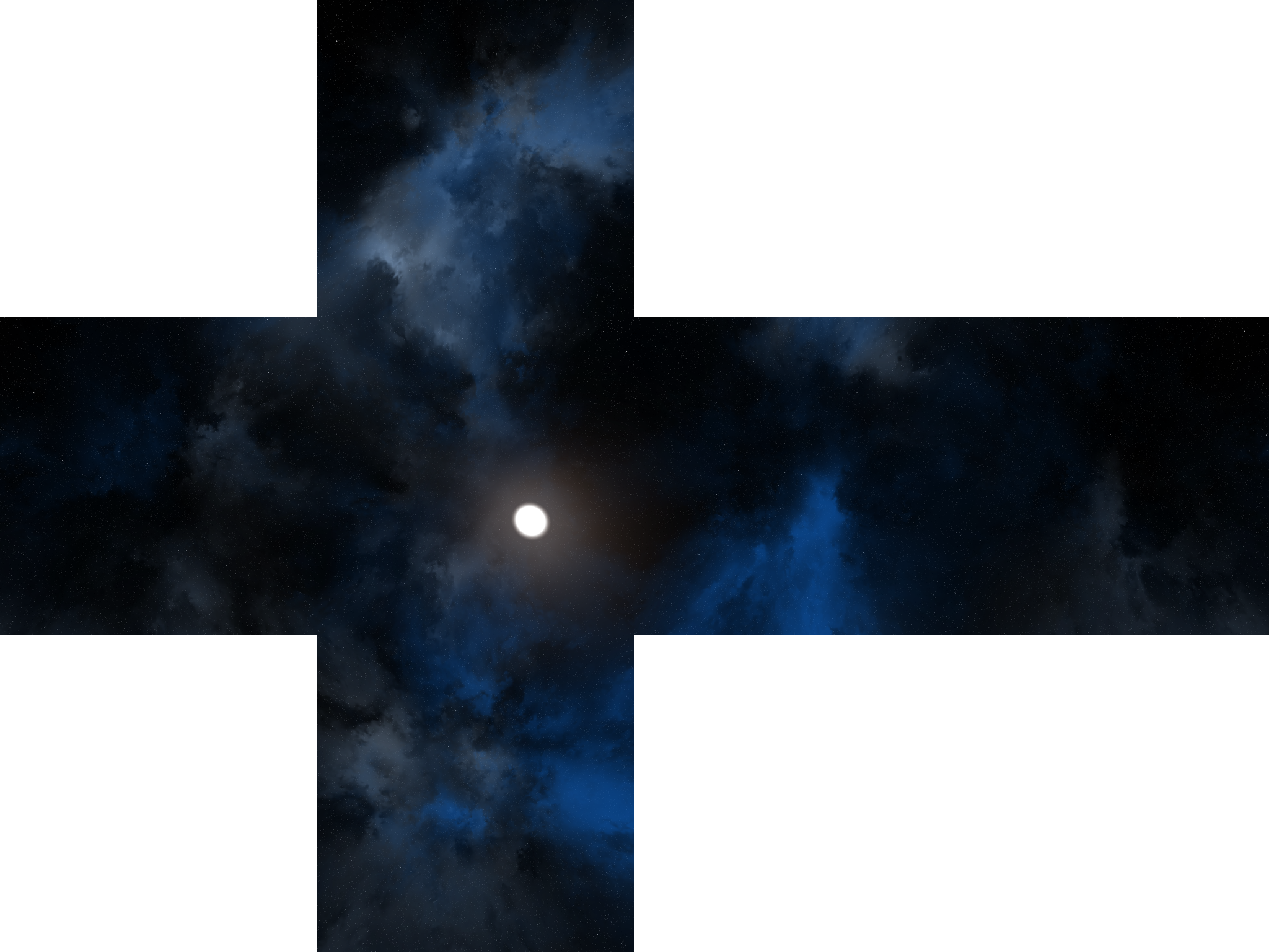 Skybox Blue Atmosphere Sky Space Transparent PNG Image