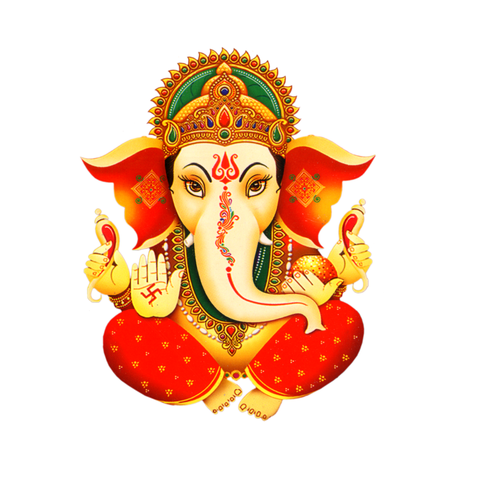 Lord Ganesha Transparent PNG Image