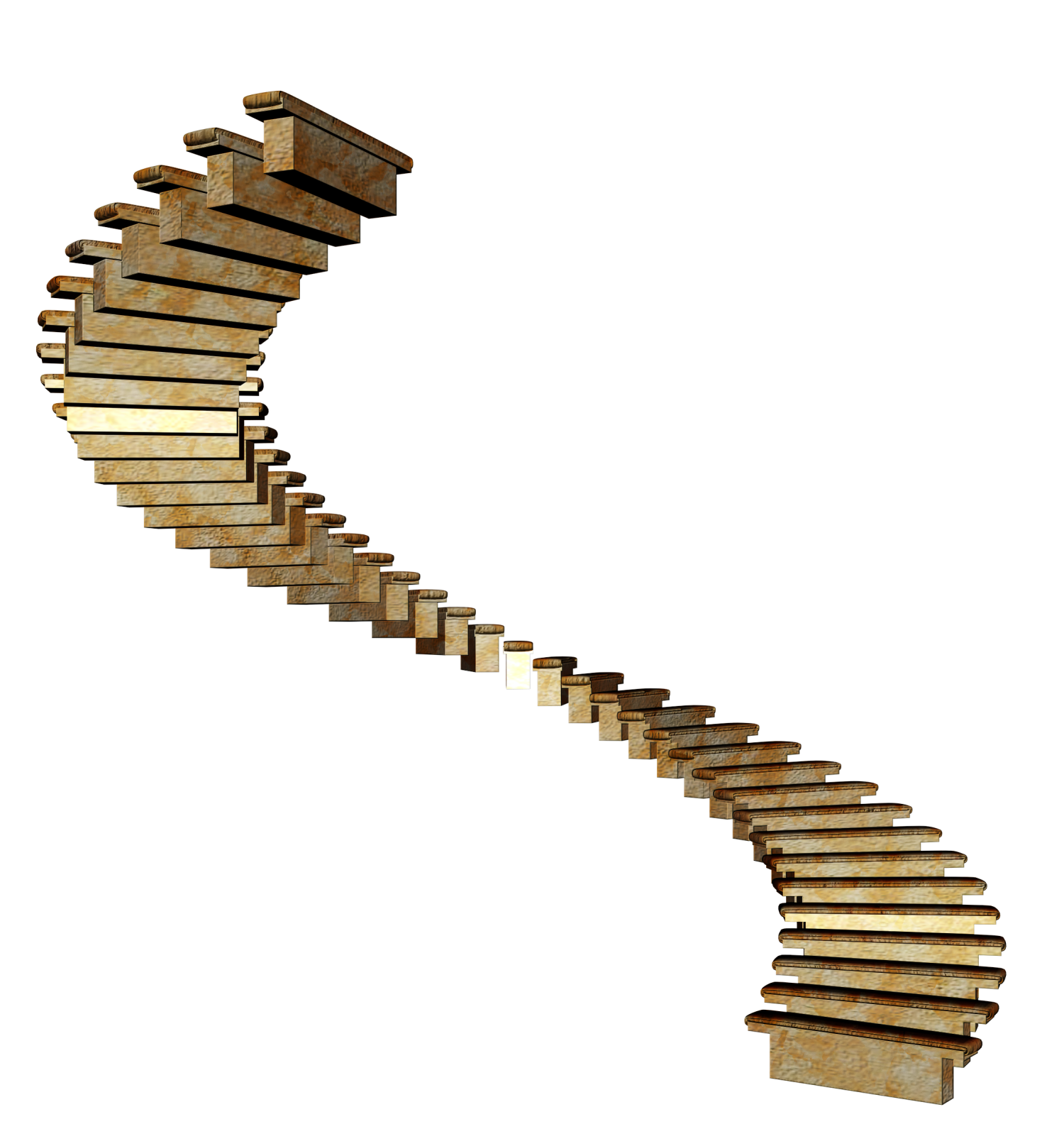 Climbing Stairs Transparent PNG Image