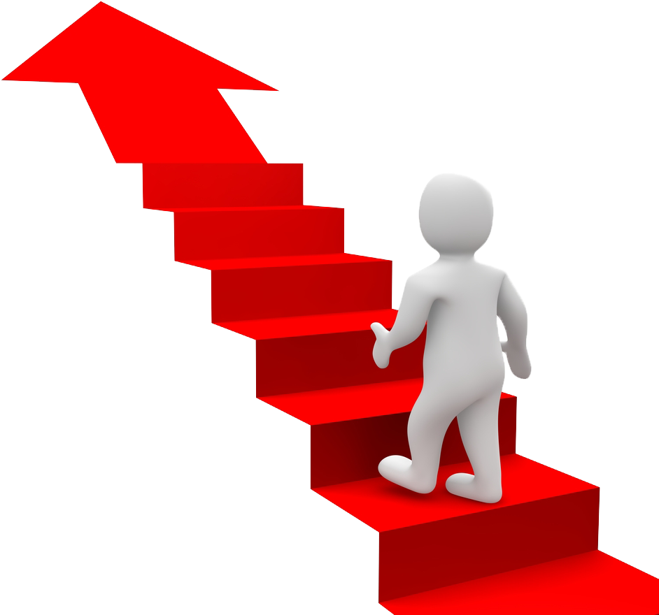 Climbing Stairs Transparent PNG Image