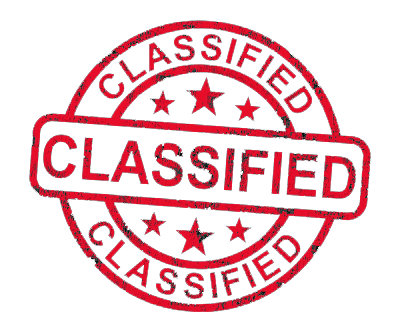 Classified Stamp Transparent PNG Image