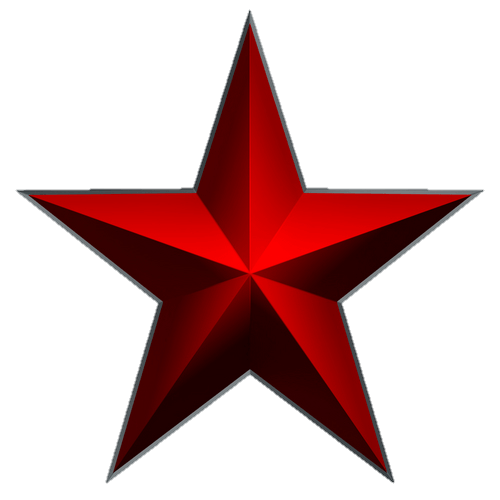 Red Star Transparent PNG Image