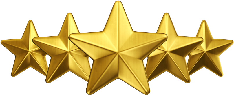 Abstract Star Gold Transparent PNG Image