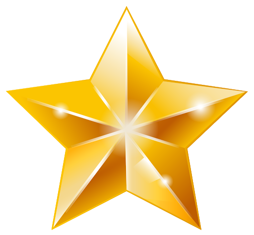 Star Gold Transparent PNG Image
