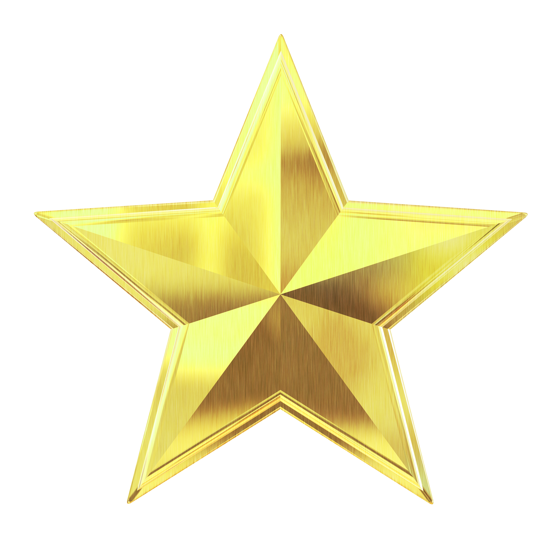 Pic Vector Star Gold Transparent PNG Image