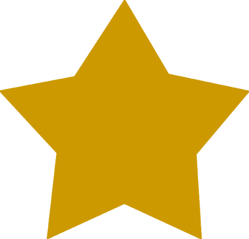 Vector Star Gold Transparent PNG Image