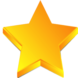 Gold Star Transparent PNG Image