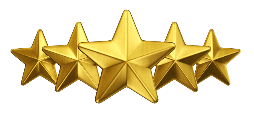 3D Gold Star Transparent PNG Image