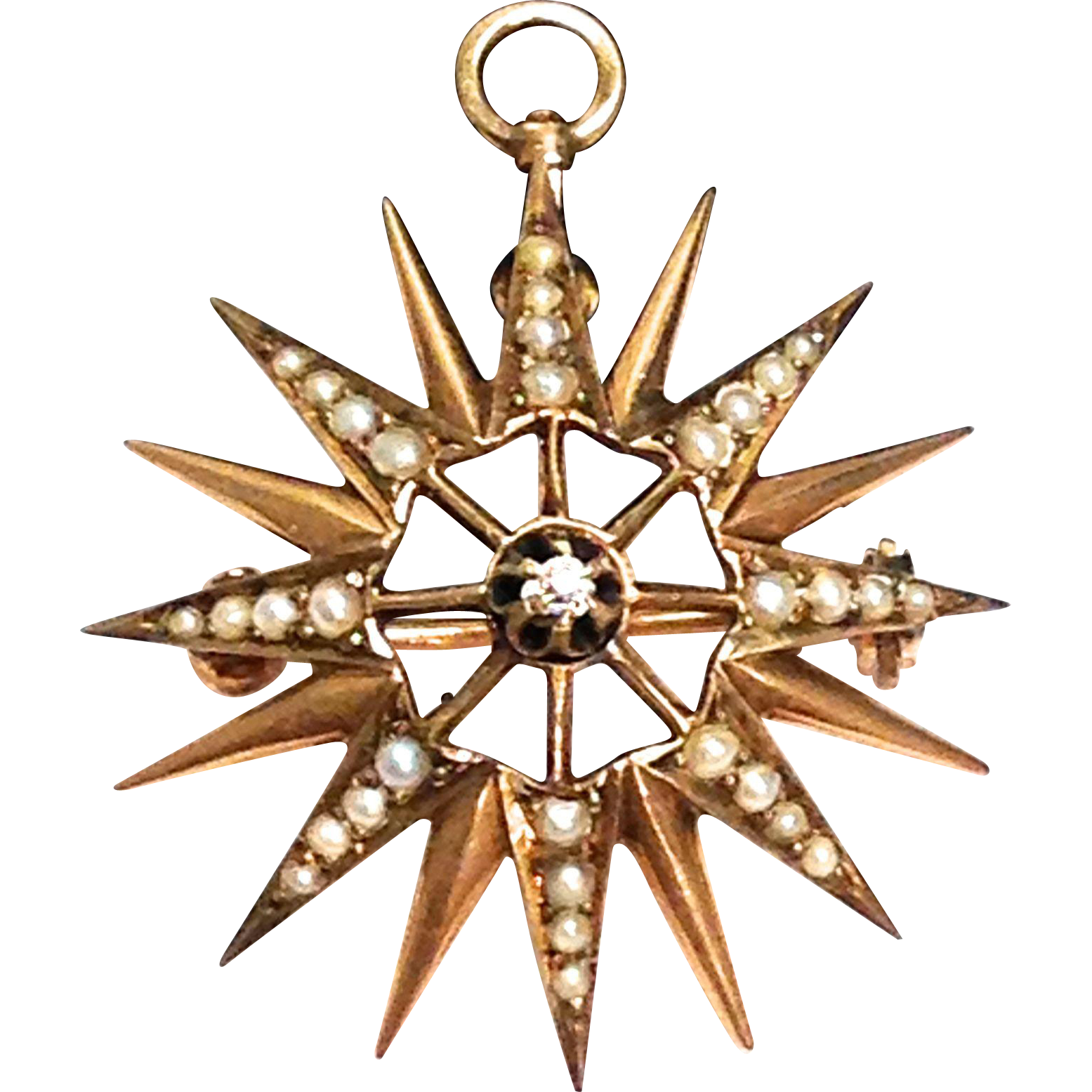Gold Starburst Transparent PNG Image