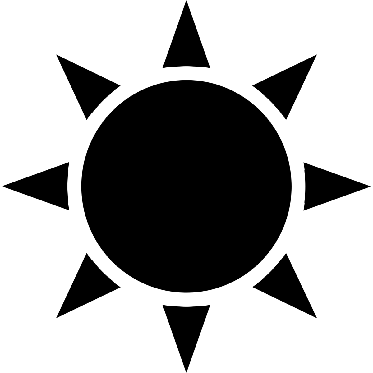 Star Icons Symbol Weather Silhouette Computer Transparent PNG Image