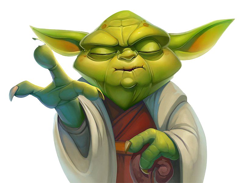 Master Star Wars Yoda Transparent PNG Image