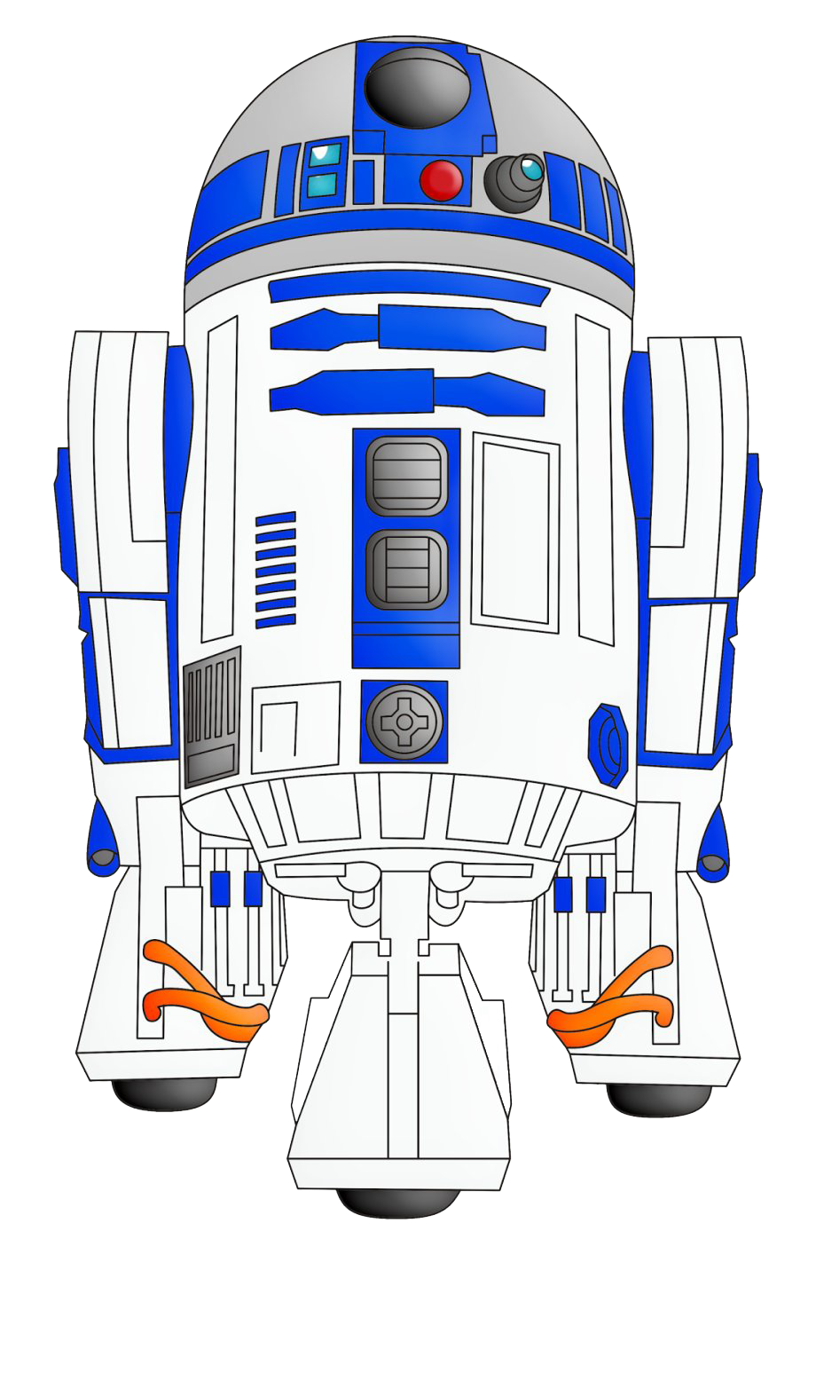 R2-D2 Star Wars Transparent PNG Image