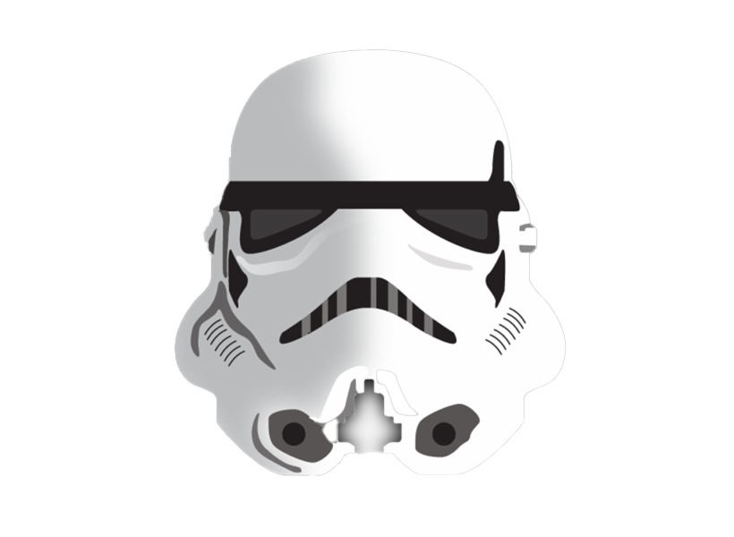 Stormtrooper Mask Transparent PNG Image