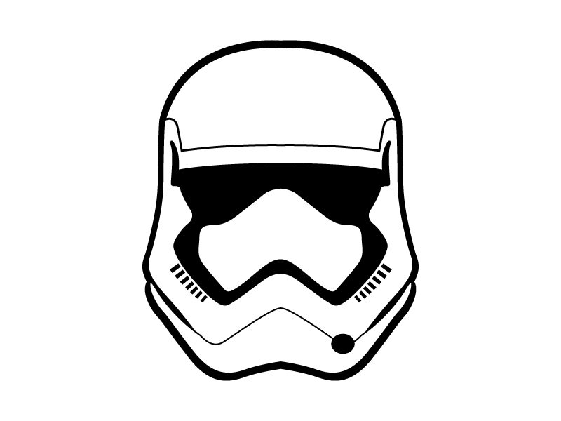 Stormtrooper Mask Transparent PNG Image