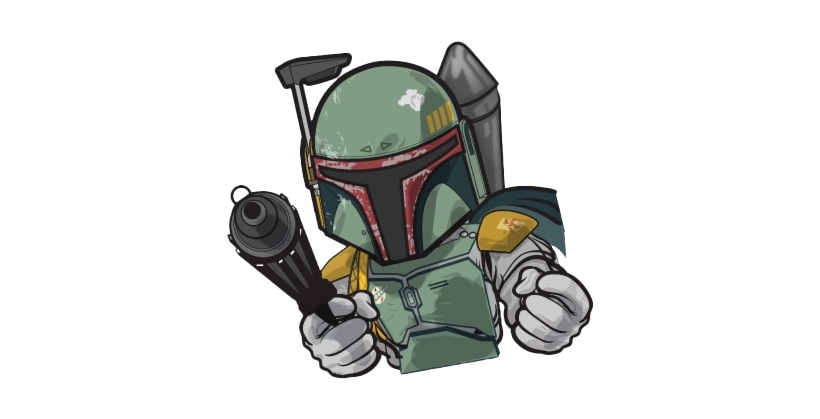 Fett Star Wars Boba File Transparent PNG Image